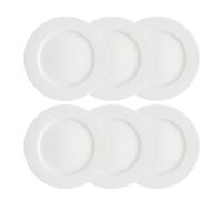 Rörstrand Assiette Swedish Grace 27 cm lot de 6 blanc