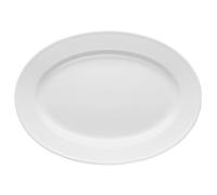 Rörstrand Plat oval Swedish Grace 29x40 cm Neige (blanc)