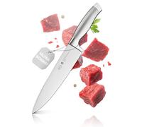 RÖSLE Basic Line Couteau de Chef, Couteau de Cuisine Haut de Gamme pour Couper Viande, Poisson, Volaille et Légumes, Acier Spécial pour Lames, Acier Inoxydable 18/10, Manche Ergonomique