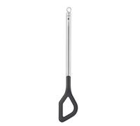 RÖSLE Basics Line Cuillère à sauce avec manche en acier inoxydable 31,8 cm, Argenté/Noir