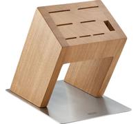 Rösle Bloc à couteaux 2 non équipé orme, acier inoxydable pour 7 couteaux 1 ciseau/fusil