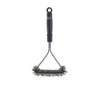 RÖSLE Brosse de Nettoyage pour Grille de Cuisson de Haute Qualité pour Grilles de Gril en Acier Inoxydable, Chrome et Émail, Poils en Acier, Longueur 30 Cm