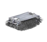 RÖSLE Brosses de rechanger SlideX steel, tête de brosse de rechange de qualité pour brosse de nettoyage SlideX, acier inoxydable