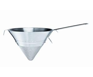RÖSLE Chinois haut de gamme pour passer les sauces et les soupes, acier inoxydable 18/10, passe au lave-vaisselle, 25 cm, Argenté