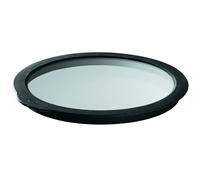 RÖSLE Couvercle Fraîcheur en Verre avec Bord en Silicone - Couvre Tout Alimentaire pour Fermer Saladiers, Bols, Casseroles - Passe au Lave-Vaisselle, 20 cm