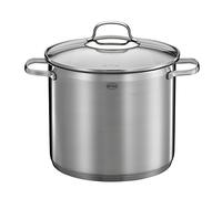 RÖSLE ELEGANCE - Faitout en Acier Inoxydable 18/10 - Haut de Gamme avec Couvercle - Compatible Induction - Passe au Lave-Vaisselle - Capacité 8 litres