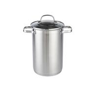 RÖSLE ELEGANCE - Faitout en Acier Inoxydable 18/10 - Haut de Gamme avec Couvercle, Panier de Cuisson Amovible et Bord Verseur - Compatible Induction - Passe au Lave-Vaisselle - Capacité 4,5 litres