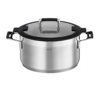 Rösle Casserole Silence Pro - Ø 24 cm - Acier inoxydable - Couvercle en verre
