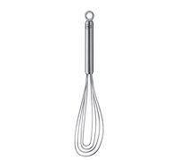 RÖSLE Fouet plat, fouet de haute qualité pour de petites quantités dans des récipients plats, acier inoxydable 18/10, lavable au lave-vaisselle, 22 cm, Argenté