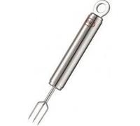 RÖSLE Fourchette à pomme de terre de qualité supérieure, pour éplucher les pommes de terre, acier inoxydable 18/10, lavable au lave-vaisselle, Argent