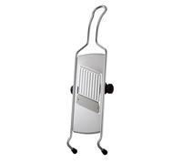 RÖSLE Mandoline avec Poignée - Coupe Légumes Haut de Gamme pour les Légumes tels que Concombres, Carottes ou Champignons - avec Pieds en Silicone - Acier Inoxydable 18/10-40 cm