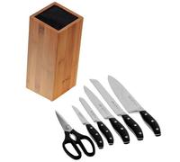 RÖSLE Bloc à couteaux en bambou Cuisine équipé (7 pcs.)