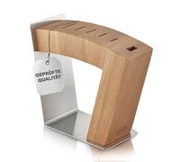 Rösle Bloc à couteaux 1 non équipé orme, acier inoxydable pour 6 couteaux 1 ciseau/fusil