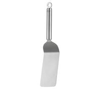 RÖSLE Palette-sandwich coudée, spatule en acier inoxydable avec manche rond et œillet de suspension, acier inoxydable 18/10, 32 cm