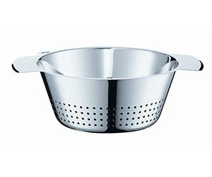 RÖSLE Passoire de Cuisine Conique Inox - Avec Bord Verseur pour verser les Liquides - Acier Inoxydable 18/10 - Lavable au Lave-Vaisselle - Diamètre 28 cm