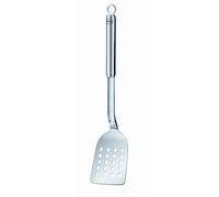 RÖSLE Pelle à crêpes perforée, à lame arrondie et manche rond, spatule pour retourner les crêpes, acier inoxydable 18/10, passe au lave-vaisselle