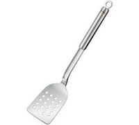 RÖSLE Pelle à crêpes perforée, à lame arrondie et manche rond, spatule pour retourner les crêpes, acier inoxydable 18/10, passe au lave-vaisselle