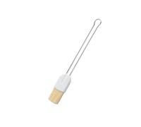 Rösle Pinceau à Pâtisserie, Pinceau de Bonne Qualité avec des Poils Naturels Purs pour Graisser et Glacer, Manche en Fil Métallique, Acier Inoxydable 18/10, 2,5 cm