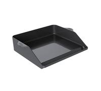 RÖSLE Plancha Plancha de Haute qualité en Fonte émaillée Porcelaine pour viandes, légumes et Petits Morceaux de Barbecue, Bord Extra Haut, 47 x 36,5 cm