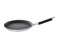 RÖSLE Poêle à Crêpes SILENCE PRO - Poêle à Frire avec Revêtement Anti-adhésif Haut de Gamme Acier inoxydable 18/10 - Convient pour l'Induction, Passe au Lave-Vaisselle