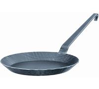RÖSLE Poêle à Frire en Fer Forgé Série 1888 - Excellente Conduction Thermique et Résistance aux Rayures - Compatible Induction et Barbecue - Surface Anti-adhésive - Diamètre 24 cm