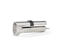 RÖSLE Presse-Ail - Presse Professionnelle de Haute Qualité en Inox 18/10 avec Tamis Dépliable et Œillet de Suspension - Pour Gingembre et Ail - Passe au Lave-Vaisselle - 18 cm