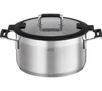 Rösle Casserole Silence Pro - Ø 24 cm - Acier inoxydable - Couvercle en verre