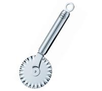 RÖSLE Roulette cannelée, coupe-pâte de haute qualité pour couper proprement la pâte abaissée, acier inoxydable 18/10, lavable au lave-vaisselle, Argenté