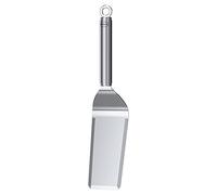 RÖSLE Spatule à plancha étroite, de haute qualité avec bords arrondis pour retourner la viande et les légumes, acier inoxydable 18/10, lavable au lave-vaisselle