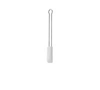 Rösle Spatule de cuisine étroite – Inox 18/10 & silicone blanc 20 cm – Résiste 200°C