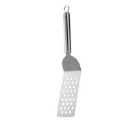 RÖSLE Spatule Retourneur de Hamburger, Palette de Hamburger de Haute Qualité avec Perforation pour Retourner et Soulever les Aliments, avec Poignée Ronde et Boucle de Suspension, Acier Inoxydable
