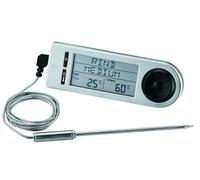 RÖSLE Thermomètre Cuisine - Sonde de Cuisson Haut de Gamme pour Servir la Viande - Acier Inoxydable 18/10 - Passe au Lave-Vaisselle, 23 cm