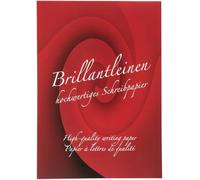 Rössler 20201833 Bloc Format A4 / 297 x 210 mm Lin Blanc (Import Allemagne) | Bloc-lettres DIN A4, papier à lettres pour lettres, correspondance, notes et messages personnels