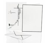 Rössler 22013701 A5/C6 "Trauerpost" Noir bordée de correspondance