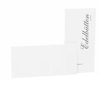 Rössler - Böcke, cartes et enveloppes Cartes simples format DIN long 1er Pack DL, weiß (insg. 20 Stück) weiß
