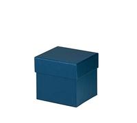 Rössler - Boîte cadeau avec couvercle 105 x 105 x 105 mm Bleu marine