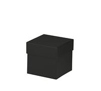 Rössler - Boîte cadeau avec couvercle 105 x 105 x 105 mm Noir