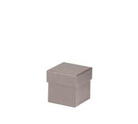 Rössler - Boîte cadeau avec couvercle 65 x 65 x 65 mm Taupe