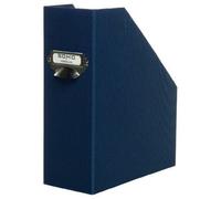 Rössler - Boîte Porte-Revues Petite Étiquette Bleu Marine A4 - Bleu