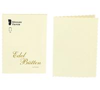 Rössler - Cartes Edelbütten, 20 cartes pliables DIN A6, ivoire