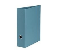 Rössler - Classeur S.O.H.O. DIN A4 large 32 x 28,5 x 8,5 cm Denim | Classeur à levier avec trou de préhension pour documents, dossiers et organisation du bureau