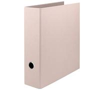 Rössler - Classeur S.O.H.O. DIN A4 large 32 x 28,5 x 8,5 cm Poudre | Classeur à levier avec trou de préhension pour documents, dossiers et organisation du bureau