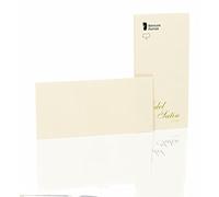 Rössler Edel Papier à lettre satiné Cartes format DIN long ivory ivoire