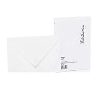 Rössler - Enveloppes Edelbütten DIN C6, 20 pièces, blanc