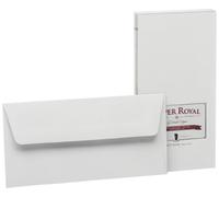 Rössler - Enveloppes Paper Royal DIN long, 20 pièces, gris