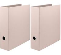 Rössler Papier 1317452580 - S.O.H.O. Classeur DIN A4 avec mécanisme à levier, largeur dos 85 mm, powder, 1 pièce (Lot de 2)