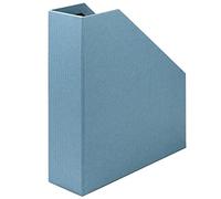 Rössler Papier 1318452150 - S.O.H.O. Porte-revues pour DIN A4, 8,5 x 26 x 31,5 cm, denim, 1 pièce