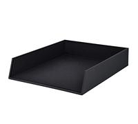 Rössler Papier 1335452700 - S.O.H.O. Corbeille à courrier pour DIN A4, empilable, noir, 1 pièce