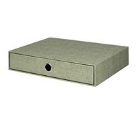 Rössler Papier 1524452670 - S.O.H.O. Boîte à tiroirs pour DIN A4, avec trou de poignée, Special Line Sage, 343 x 250 x 65 mm, 1 pièce