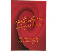 Rössler Papier 20201834 - Brillantleinen - Bloc à lettres DIN A4, vierge, 50 feuilles, ivory